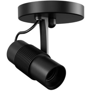 Spot De Sobrepor Basic Para 1 Lâmpada Preto Base E27 Avant