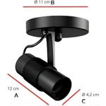 Spot_De_Sobrepor_Basic_Para_1_Lmpada_Preto_Base_E27_Avant_10205821