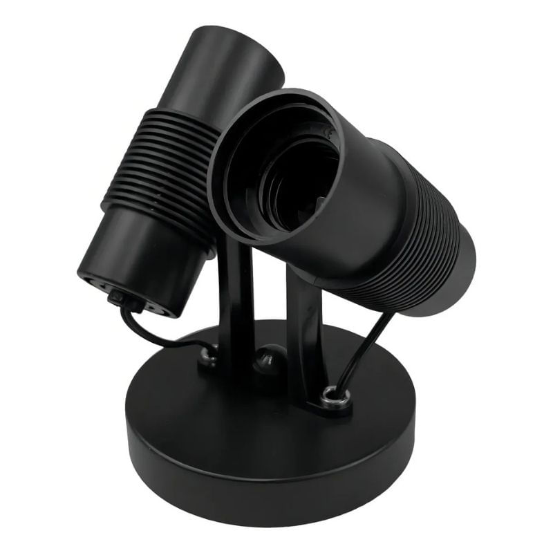Spot_De_Sobrepor_Basic_Para_2_Lmpadas_Preto_Articulado_Base_E27_Avant_10205830