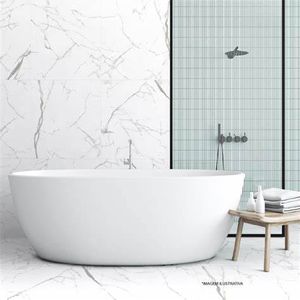 porcelanato (a) retificado/acetinado carrara 80x80 ceusa - 5008696A