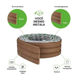 Painel ripado madeto cinam 10cmx2.5m