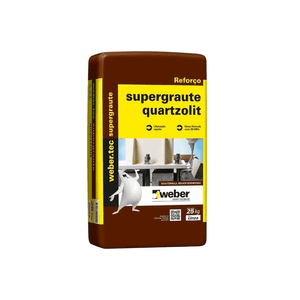 super graute 25kg quartzolit cinza n12 - 313002731020