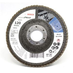 disco flap metal 180mm bosch grao 120 - 2608619295000