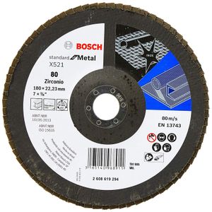 disco flap metal 180mm bosch grao 80 - 2608619294000