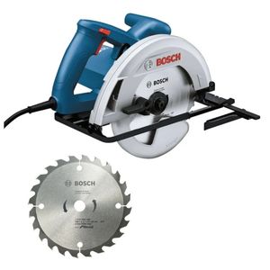 Serra circular gks130 + disco 7.1/4" para madeira 1300w 127v - bosch