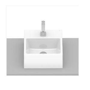 cuba apoio optica pq33 33x33cm roca branco - A327A17000