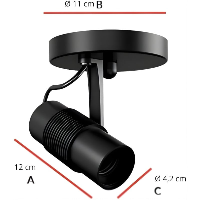Spot_De_Sobrepor_Basic_Para_1_Lmpada_Preto_Base_E27_Avant_10205821