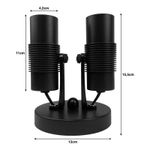 Spot_De_Sobrepor_Basic_Para_2_Lmpadas_Preto_Articulado_Base_E27_Avant_10205831