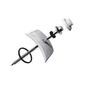 kit parafuso 3.1/2 lux telhas cinza c/20