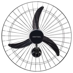 Ventilador Parede Premium Ventisol 60cm Preto Bivolt
