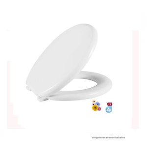 Assento Sanitario Almofadado Perfumado Astra Branco - Tpkpbr1
