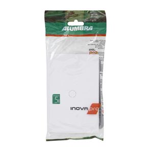 placa inovapro cega 4x2 alumbra branco s/fio - 85003