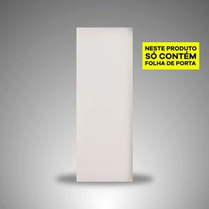 Porta madeira lisa eucaplac 80x210 branco max sem fechadura