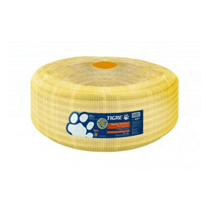 eletroduto corrugado tigreflex 25mm 3/4 tigre amarelo 50m - 14210253