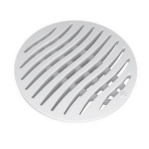 grelha redonda 100mm tigre branco - 27505333