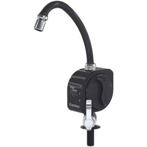 Torneira eletrica parede clean 4800w preta com cromado 127v