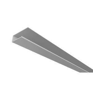 rodaforro de pvc tipo u 6.00m perin branco 6/8mm - 15500