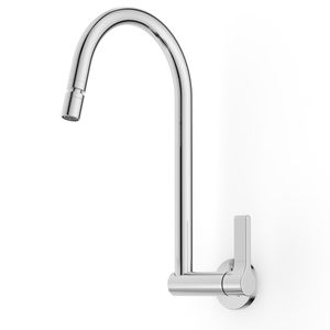 torneira para cozinha parede bica movel art lix celite cromado - B5009F7CRB