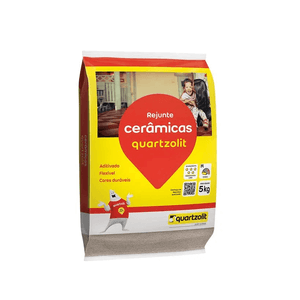 rejunte flexivel 05kg quartzolit cinza outono