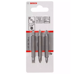 Jogo Pontas Duplas Bosch 3Unidades - 2607001745000