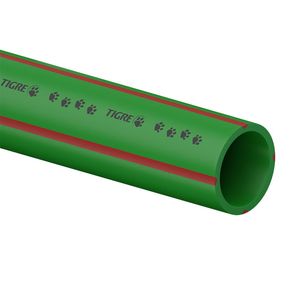 tubo agua quente ppr pn20 25mm tigre verde - 17010042
