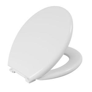 Assento Sanitário Oval Soft Close Click Branco Astra