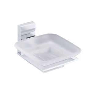 Saboneteira Com Vidro Havel Dax Cromado