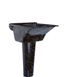 Tanque C/ Coluna Marmorite C60P 60L Preto